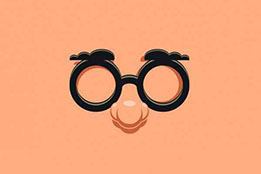 illustration lunettes fun